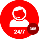 Servicio 24/7 Fullcarga Icono 24 horas